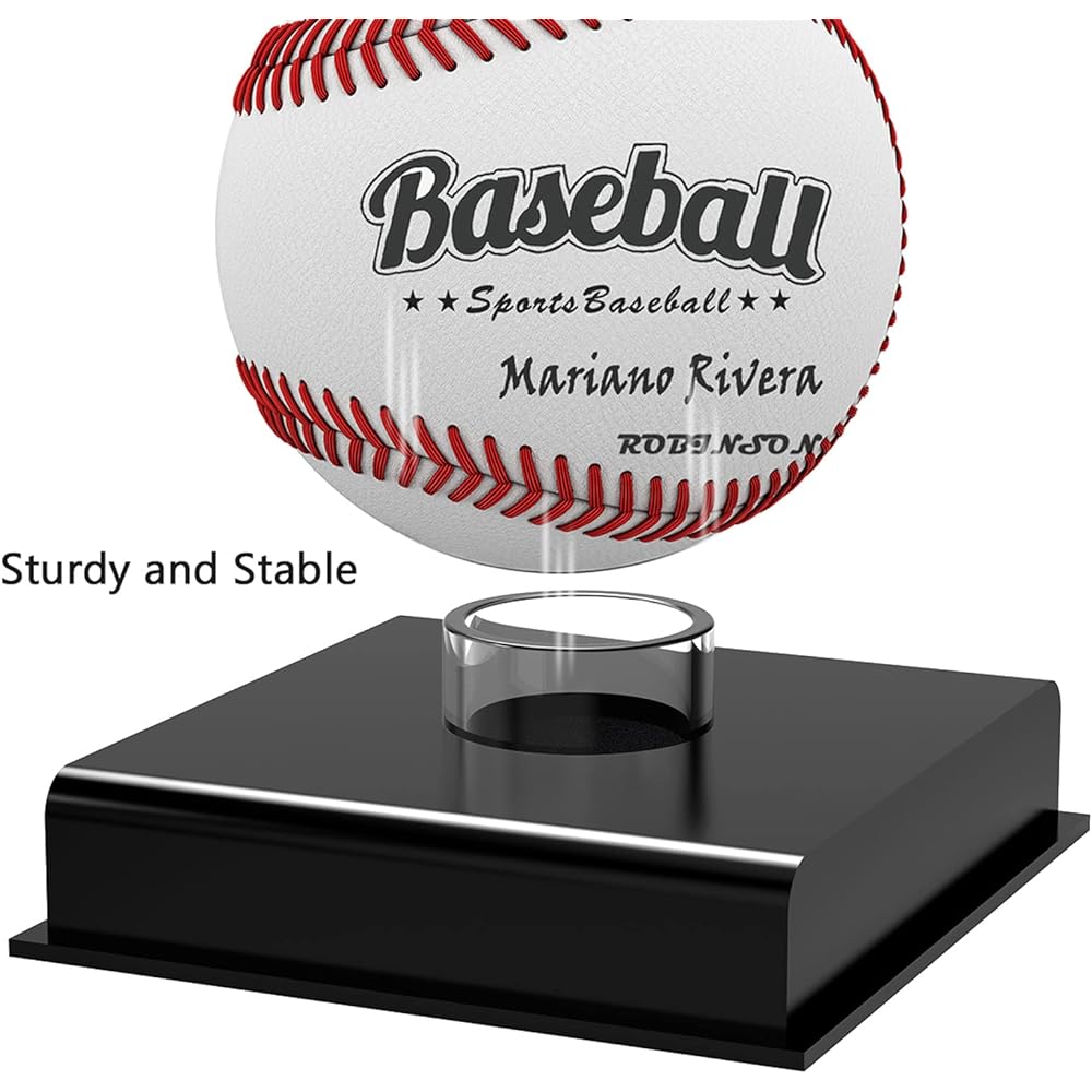 KKU Baseball Display Case Baseball Holder for Ball Display Cube Box UV Protection Acrylic Baseball Storage Official Size Box Memorabilia Display Case for Baseball