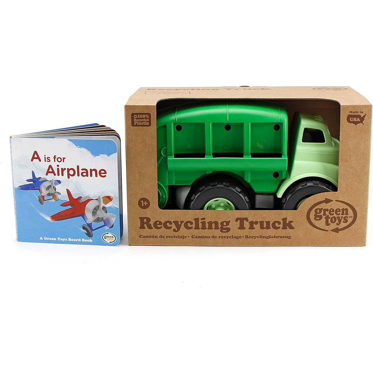 Green Toys Recycle Truck and Board Book
