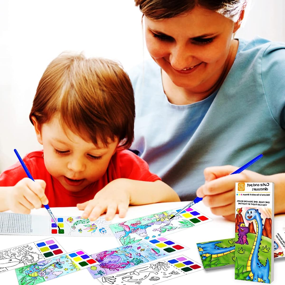 BAOXUE Watercolor Coloring Book for children ages 4-8