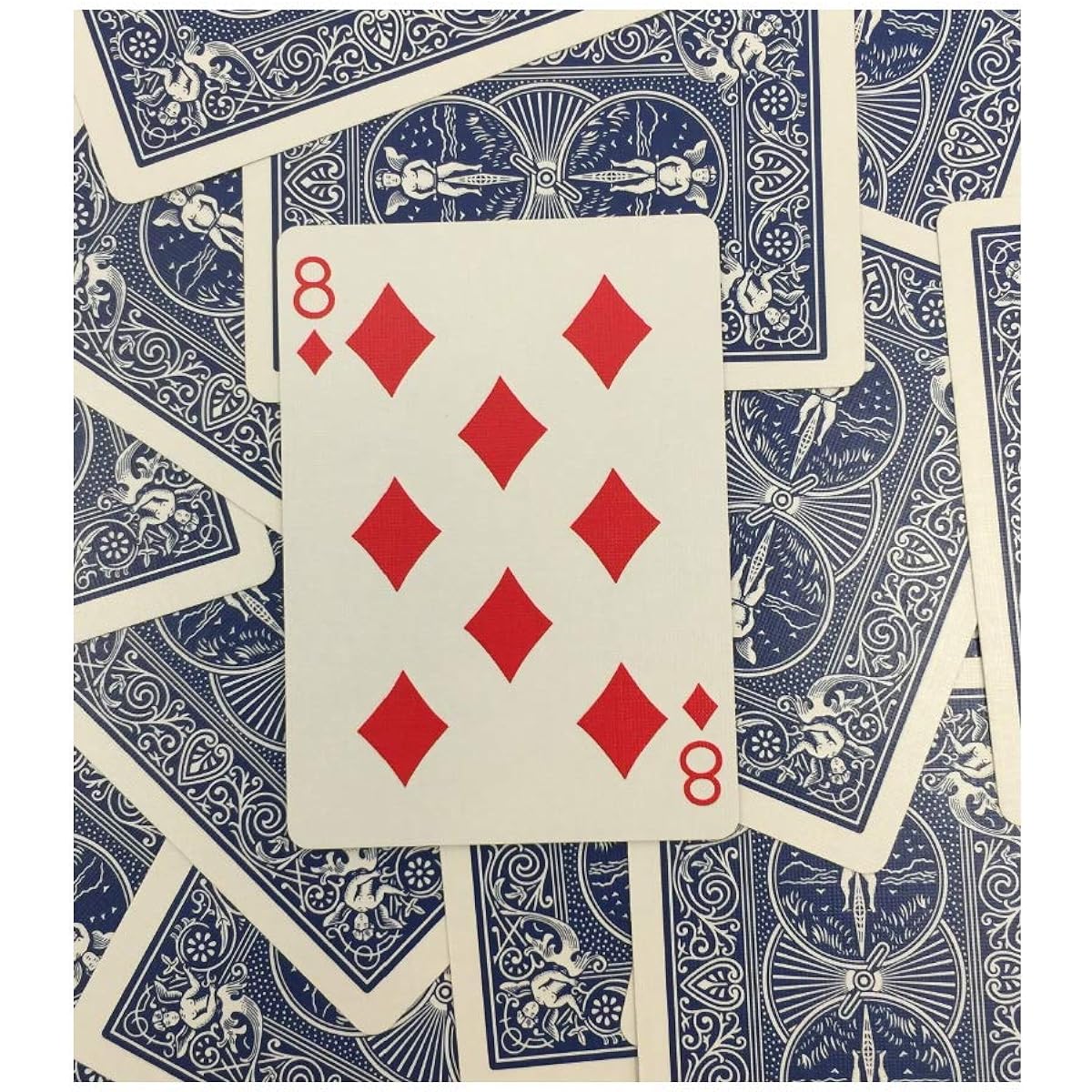 Rock Ridge One-Way Forging Deck for Magic Trick Blue 8 Diamonds