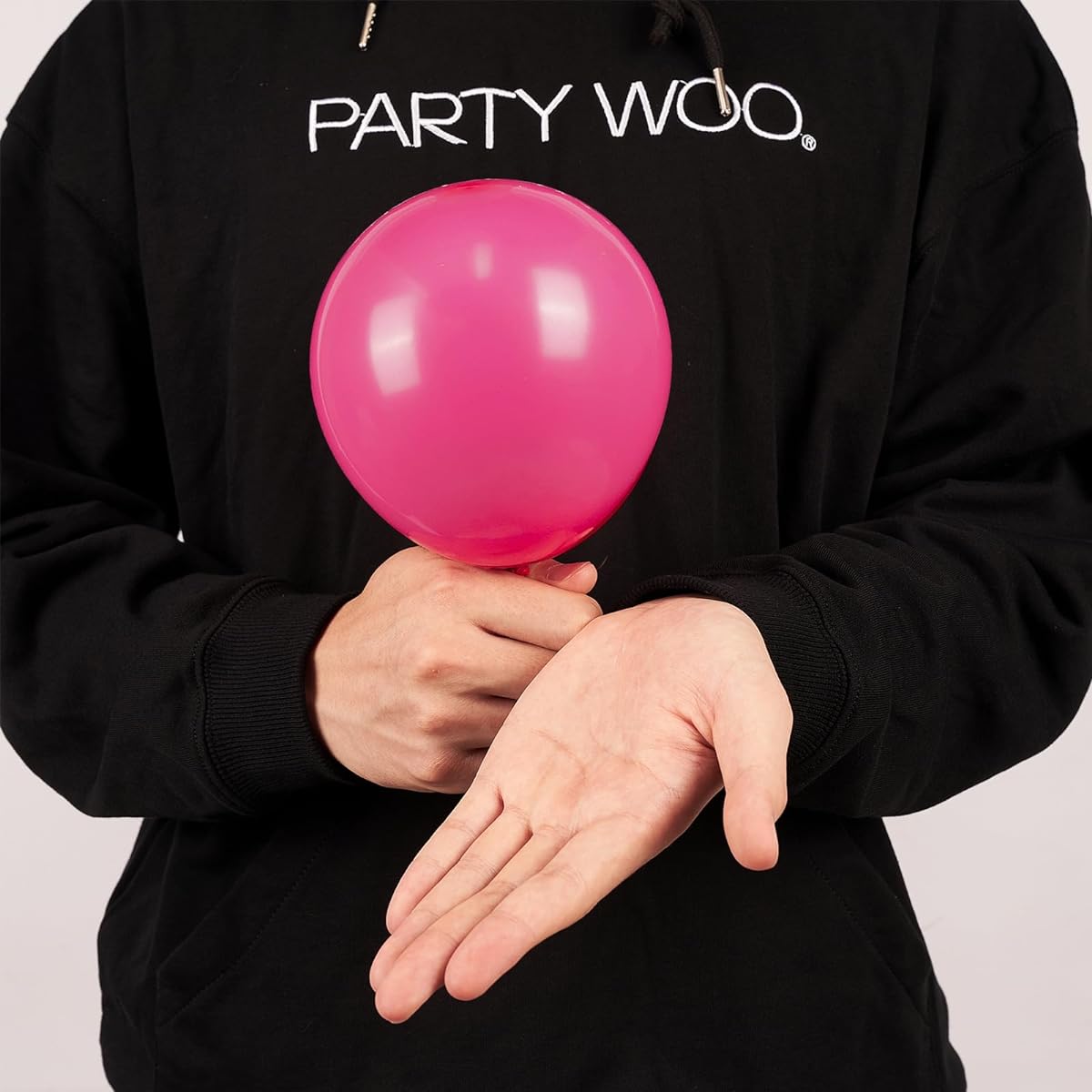 PartyWoo Pink Balloons, 50pcs 5 Inch Dark Pink Balloons, Latex Balloons for Balloon Garland, Balloon Arch, Party Decoration, Birthday Decoration, Wedding Decoration, Baby Shower Decoration