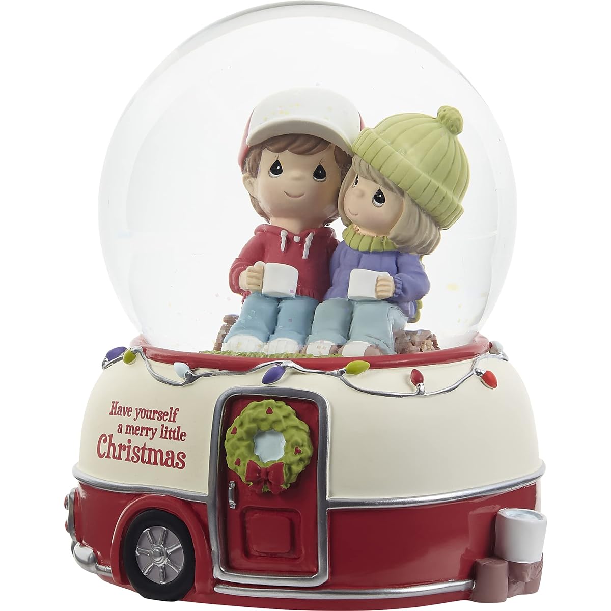Precious Moments 221105 "Have Yourself A Merry Little Christmas" Musical Resin/Glass Snow Globe