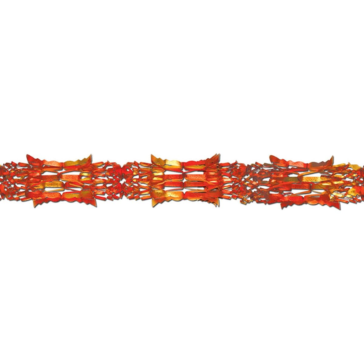 Beistle 50509-BKR 1 Pack Black and Red Metallic Garland Gold 50509-GD