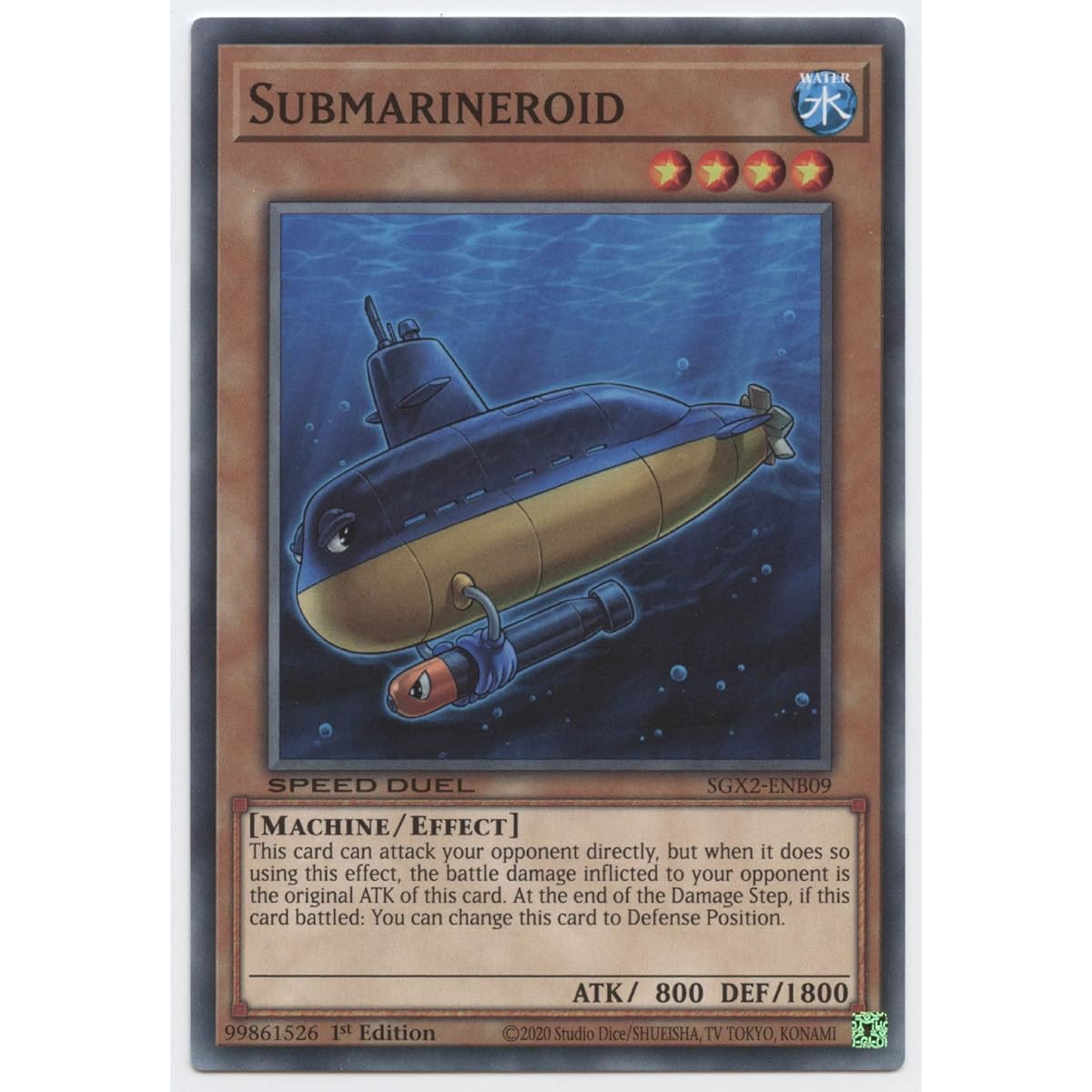 Submarineroid - SGX2-ENB09 - Common - 1st Edition.