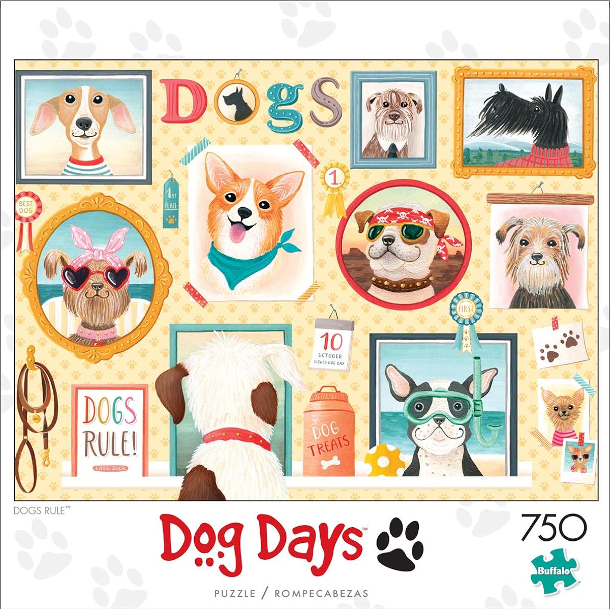 Buffalo Games – Dog Rule – 750 Piece Jigsaw Puzzle