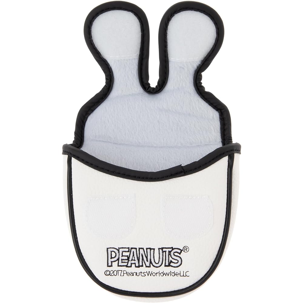 Uplark Head Cover H-160 Putter Cover Snoopy & Gallery (D Type) H-160 White