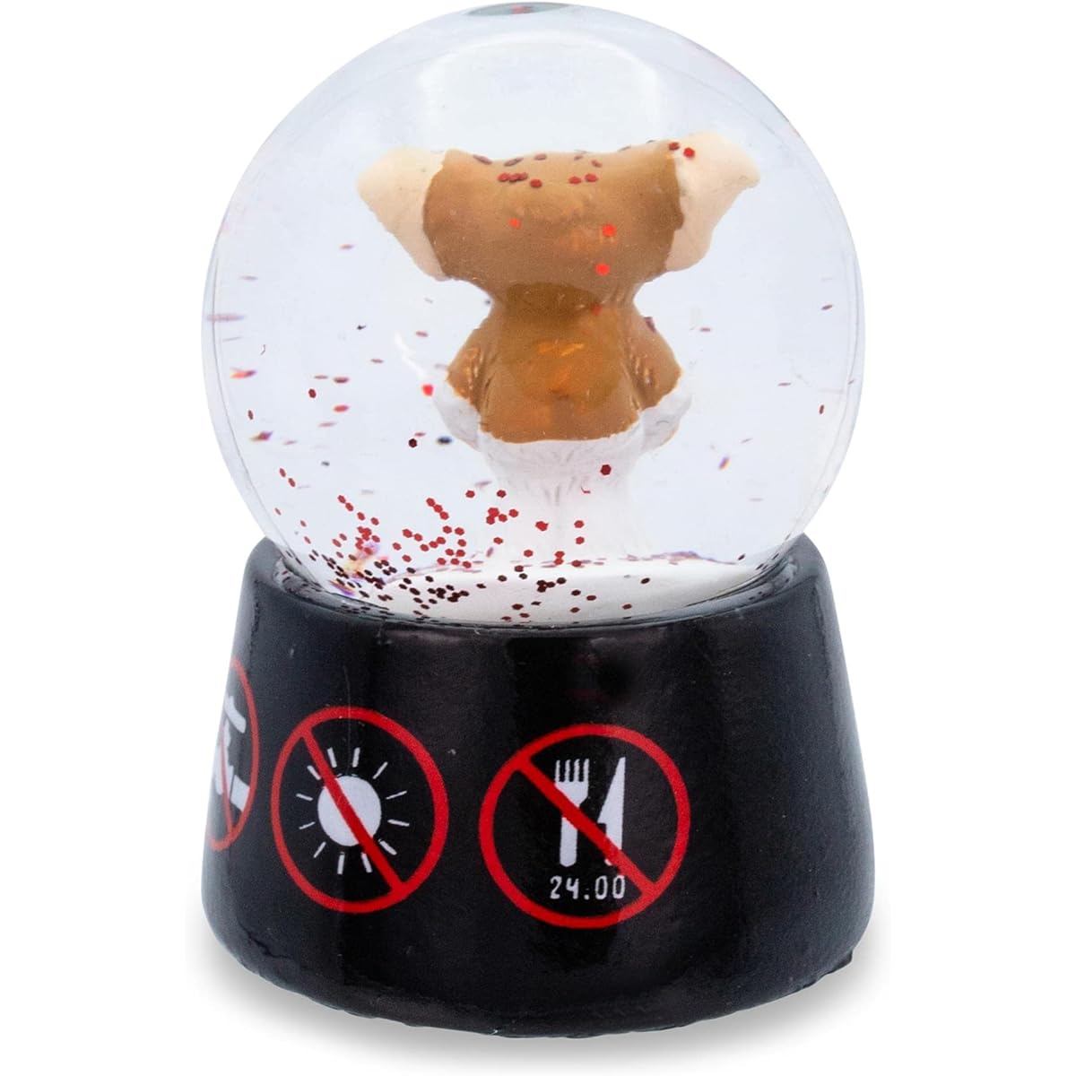 Gremlins Gizmo 3" Mini Snow Globe Swirling Glitter Display Piece Horror Movie Collectible Memorabilia