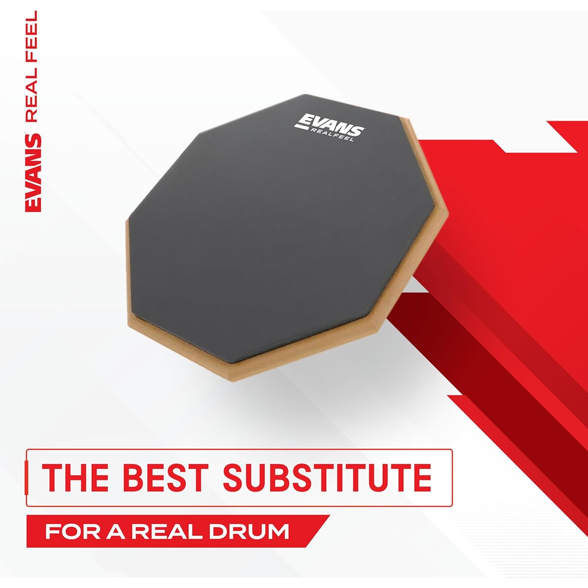 EVANS 7" Apprentice Beginner Practice Pad ARF7GM + Dedicated Stand ARFSTD Set