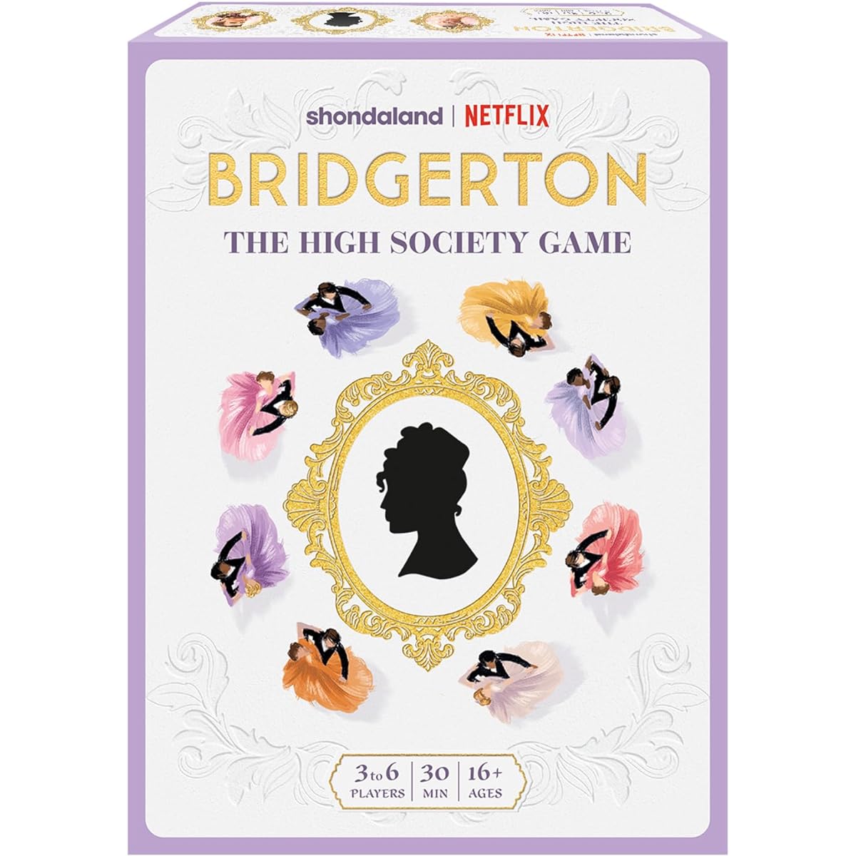 Bridgerton The High Society Board Game by Mixlore - Strategy Game Based on the Hit Netflix TV Series, Adult Game Night, Ages 16+, 3-6 Players, 30 Minute Playtime