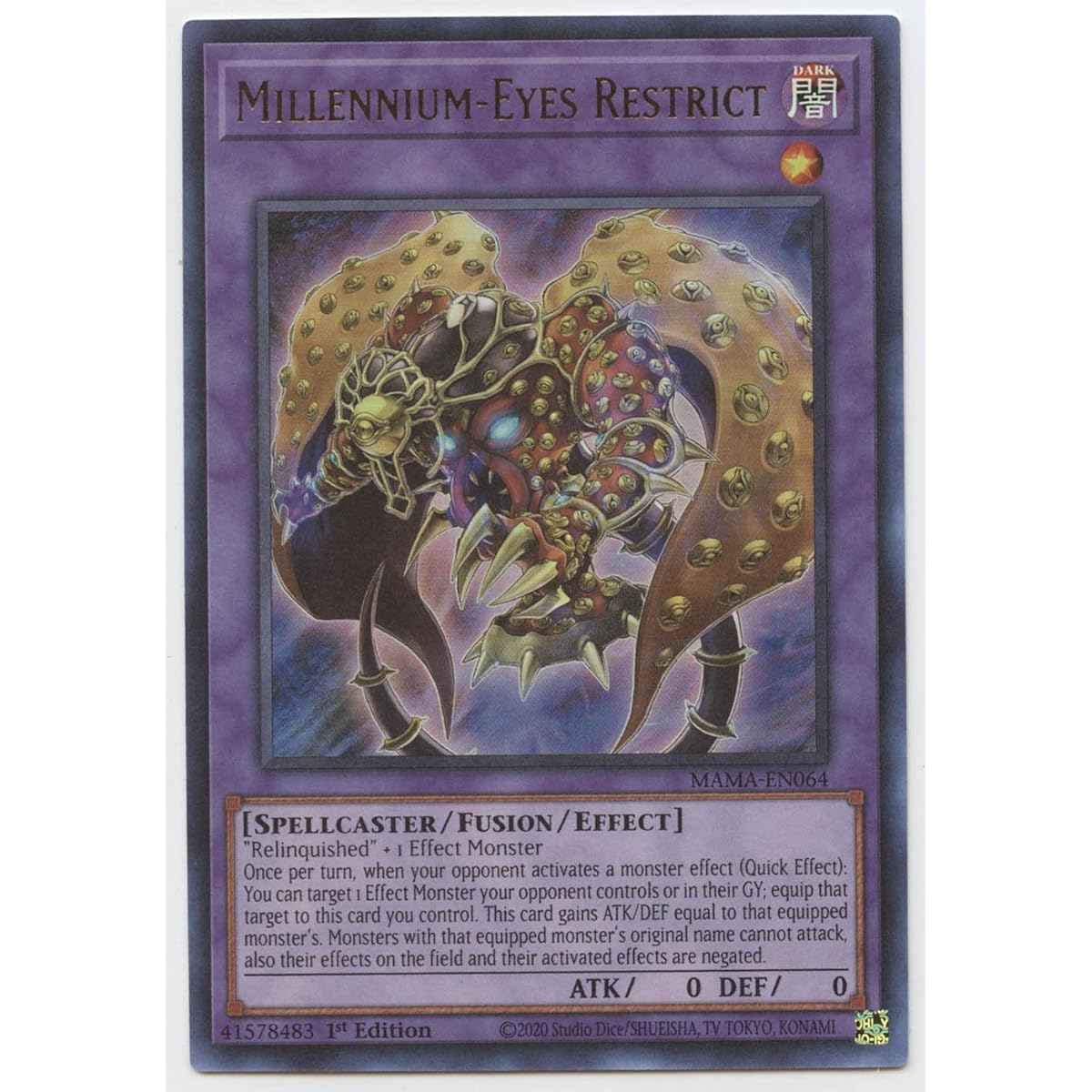 Millennium-Eyes Restrict - MAMA-EN064 - Ultra Rare - First Edition