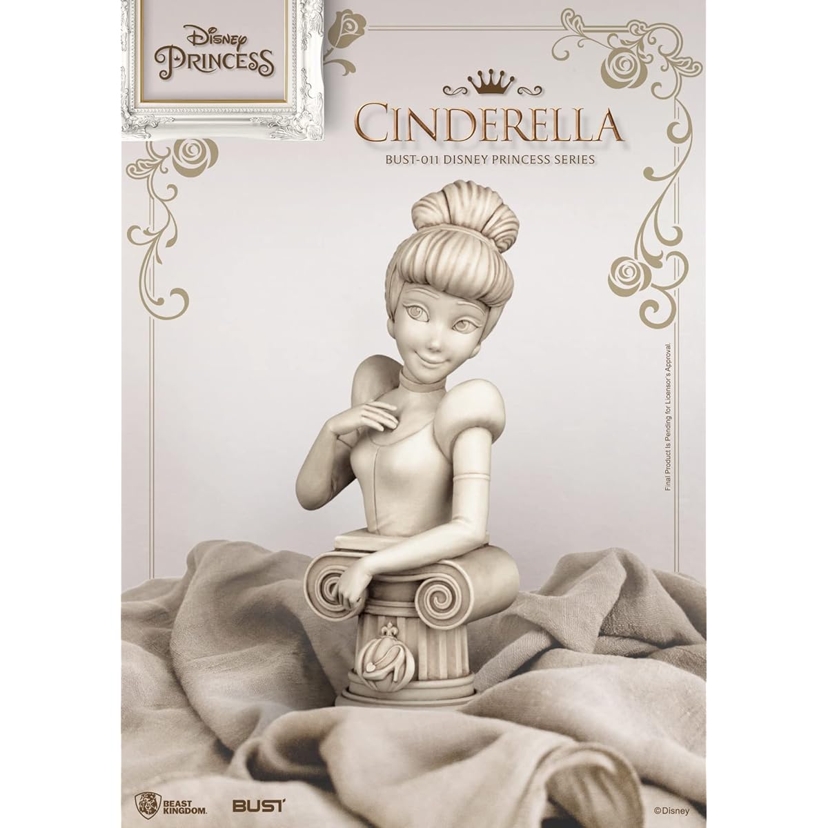 Disney Princess Series Cinderella BUST-011 Statue