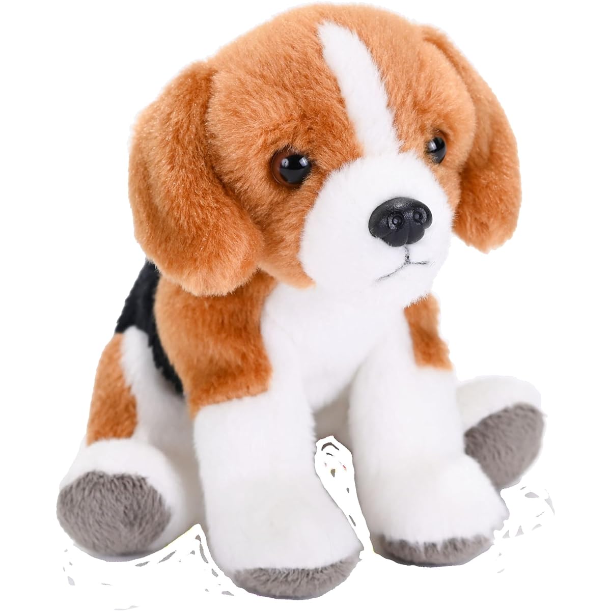 Wild Republic Pocketkins Eco Beagle Plush 5" Recycled Materials Eco Friendly