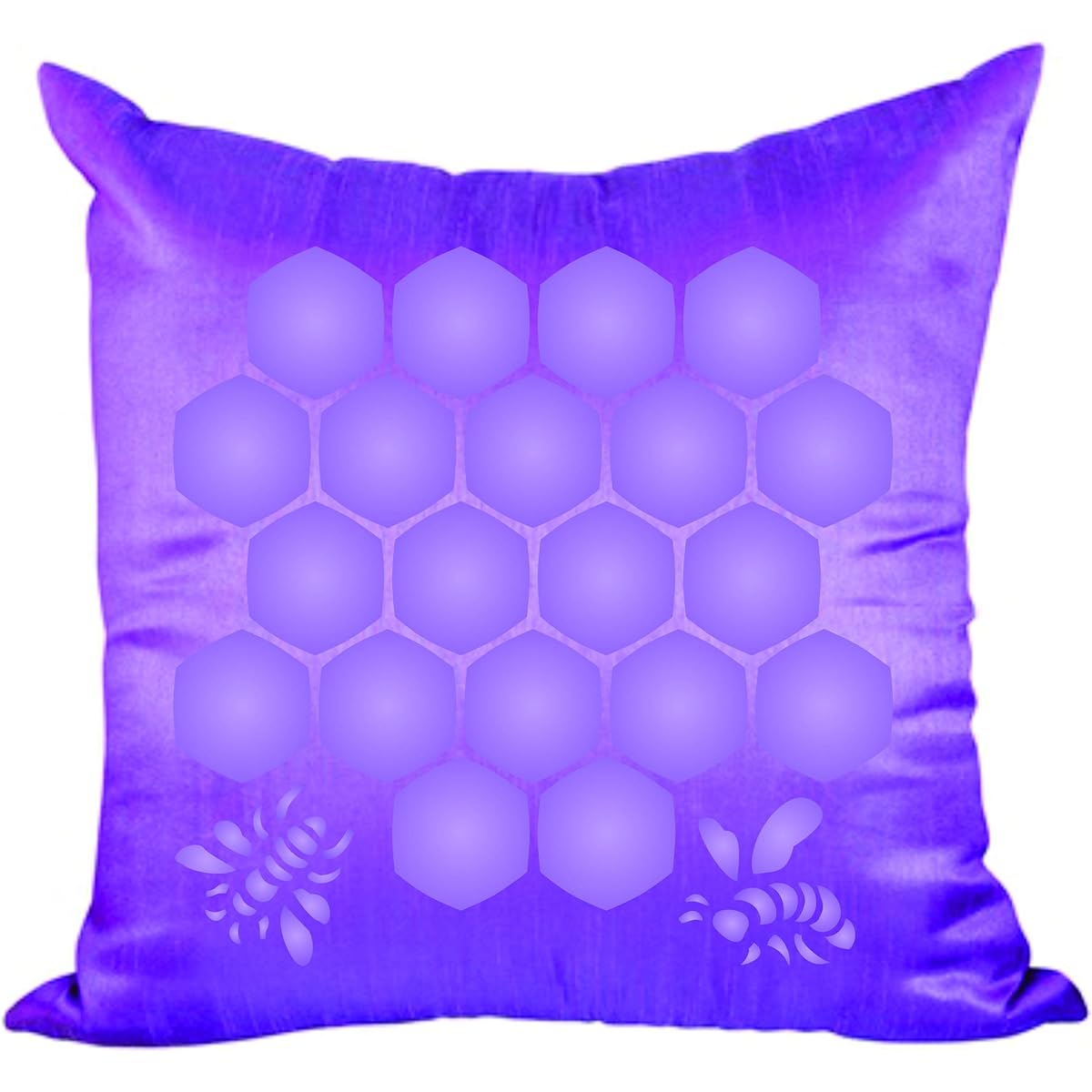 Honeycomb Stencil 10 x 10 Inch (Medium) - Large Bee Comb Hexagon Wall Stencil for Painting Template