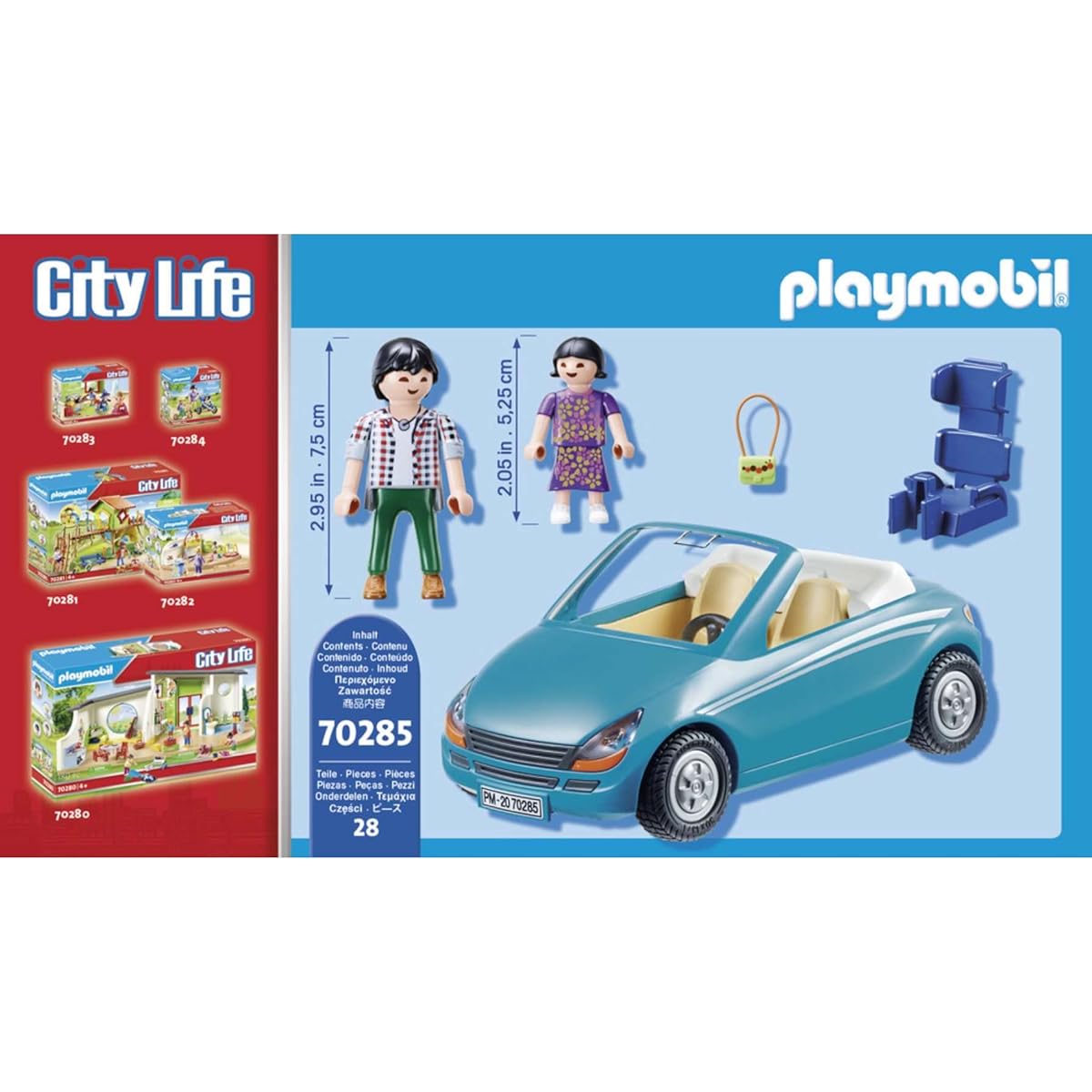 Playmobil Family Cars Multicolor