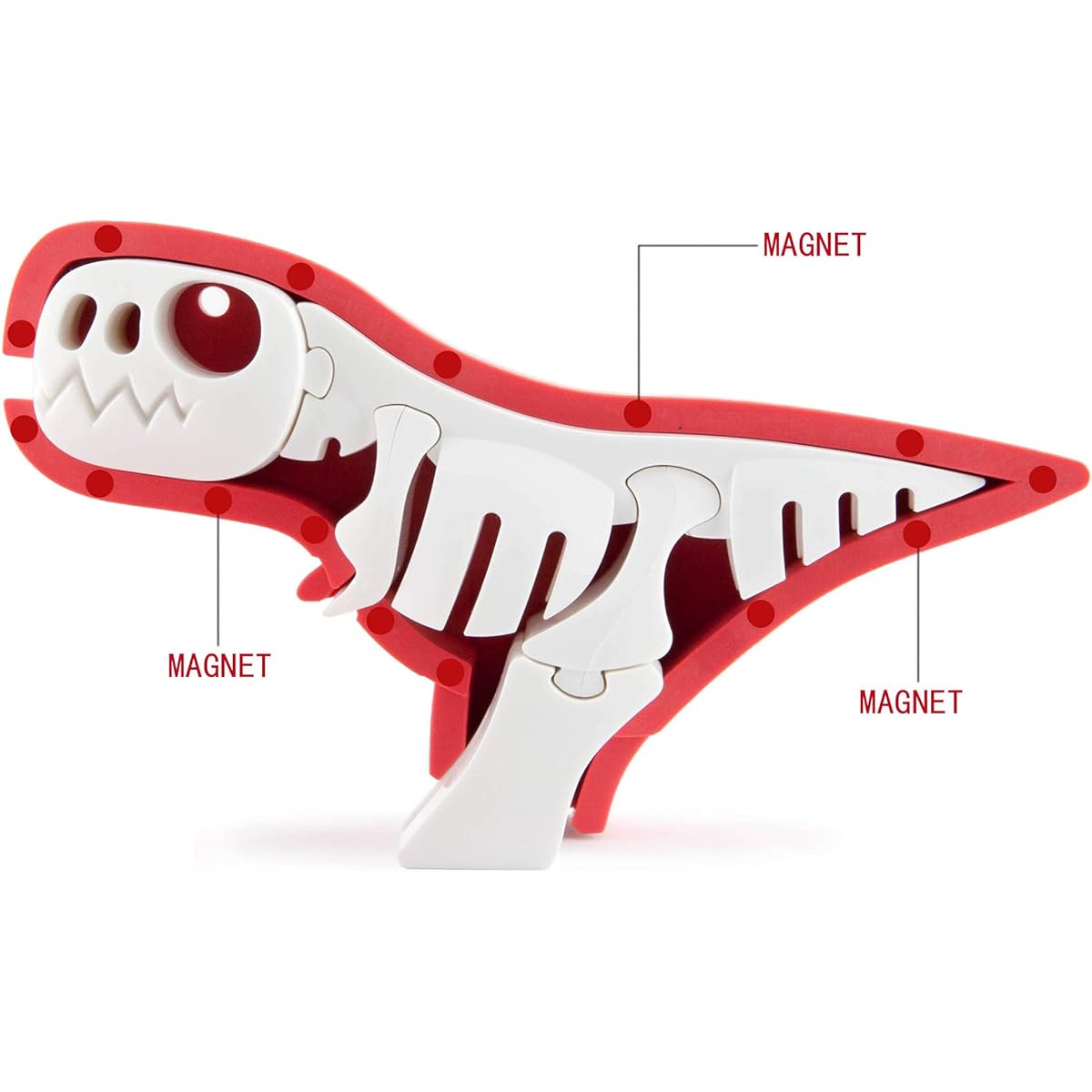 HALFTOYS: My Cute and Crafty Pet Dinosaur Tyrannosaurus (Craft, Magnet, Puzzle, Play, Display!)