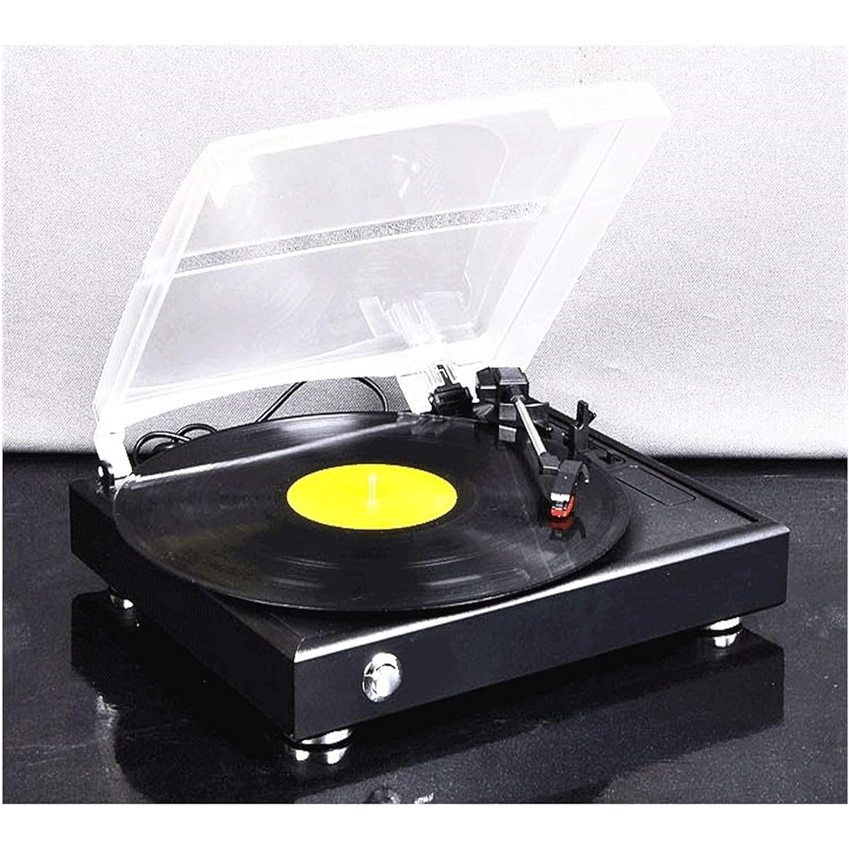 Record player retro, am fm radio gramophone vinyl record player portable stereo LP turntable pc computer turntable