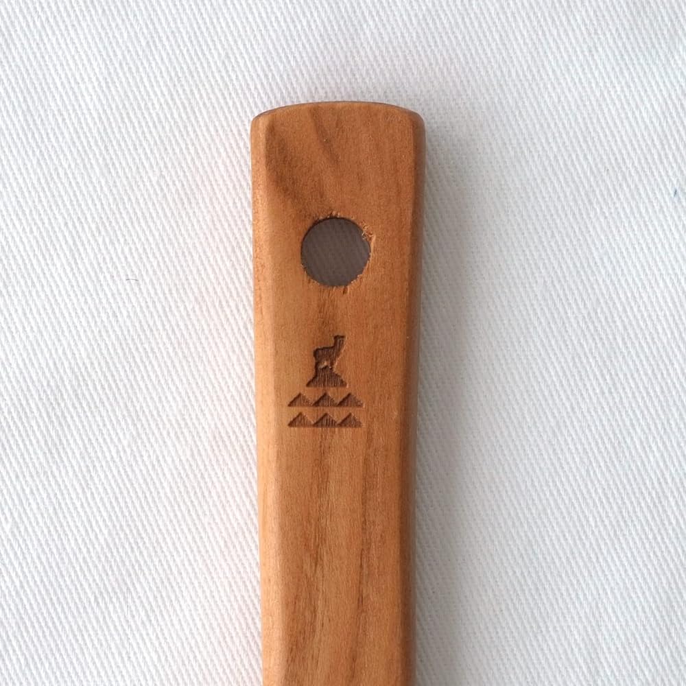 Kamoshika Tool Shop Sakura Wooden Spatula, Set of 3, Wooden Wooden Spatula, Kitchen Tool, Stir-fry, Spatula, Turner, Made in Japan