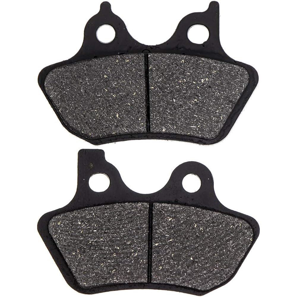 NICHE Brake Pad Set Harley-Davidson Street Glide Dyna Road King 44082-00E Front Rear Semi-Metallic 2 Pack