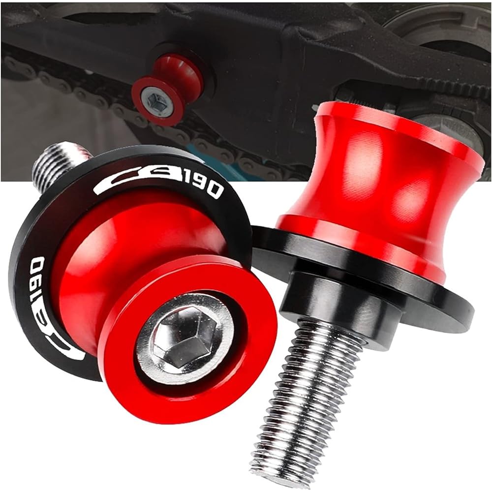 Stand Screw Slider Motorcycle Parts CNC Aluminum Rear Fork Spool Slider Bracket Screw is very suitable for Honda CB190 CB190R CB 190R CB190 2015 2016-2018 (Color : 8)