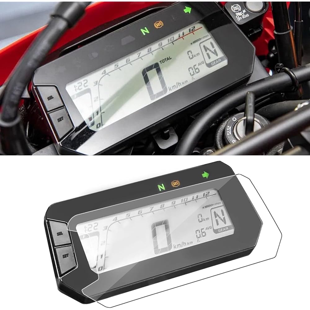 Motorcycle Instrument Film Honda CRF300L CRF300 Rally CRF 300 L 300L Motorcycle Instrument Film Scratch Cluster Screen Dashboard Protection (Color : 5PCS)