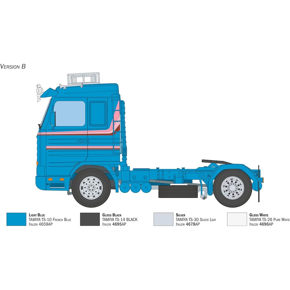 Italeri 1/24 Scania R143 M500 Streamline 4×2 Plastic Model IT3950