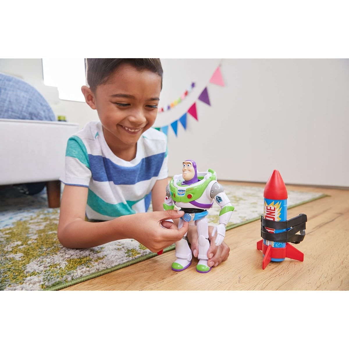 Disney Pixar Toy Story 25th Anniversary Buzz Lightyear Figure with Rocket