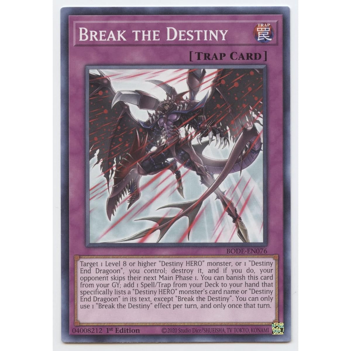 Break the Destiny - BODE-EN076 - Common - 1st Edition