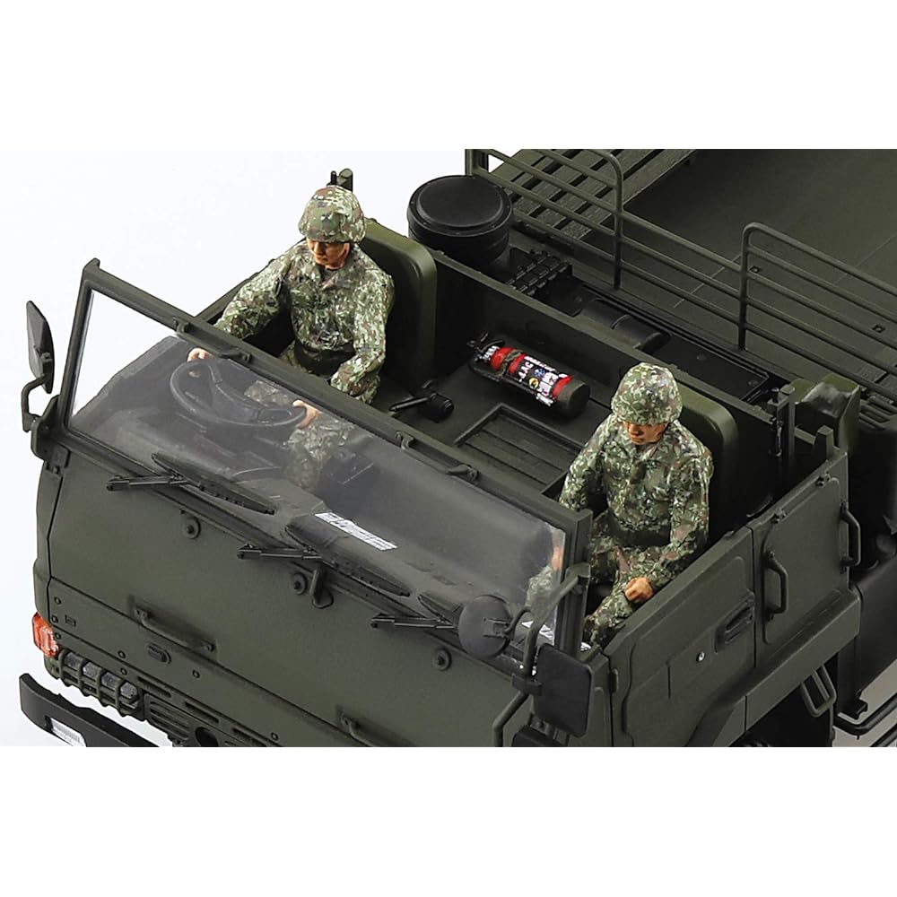 Aoshima Bunka Kyozaisha 1/35 Military Model Kit Series No.1 Self-Defense Force 3 1/2t Truck (SKW-477) Plastic Model