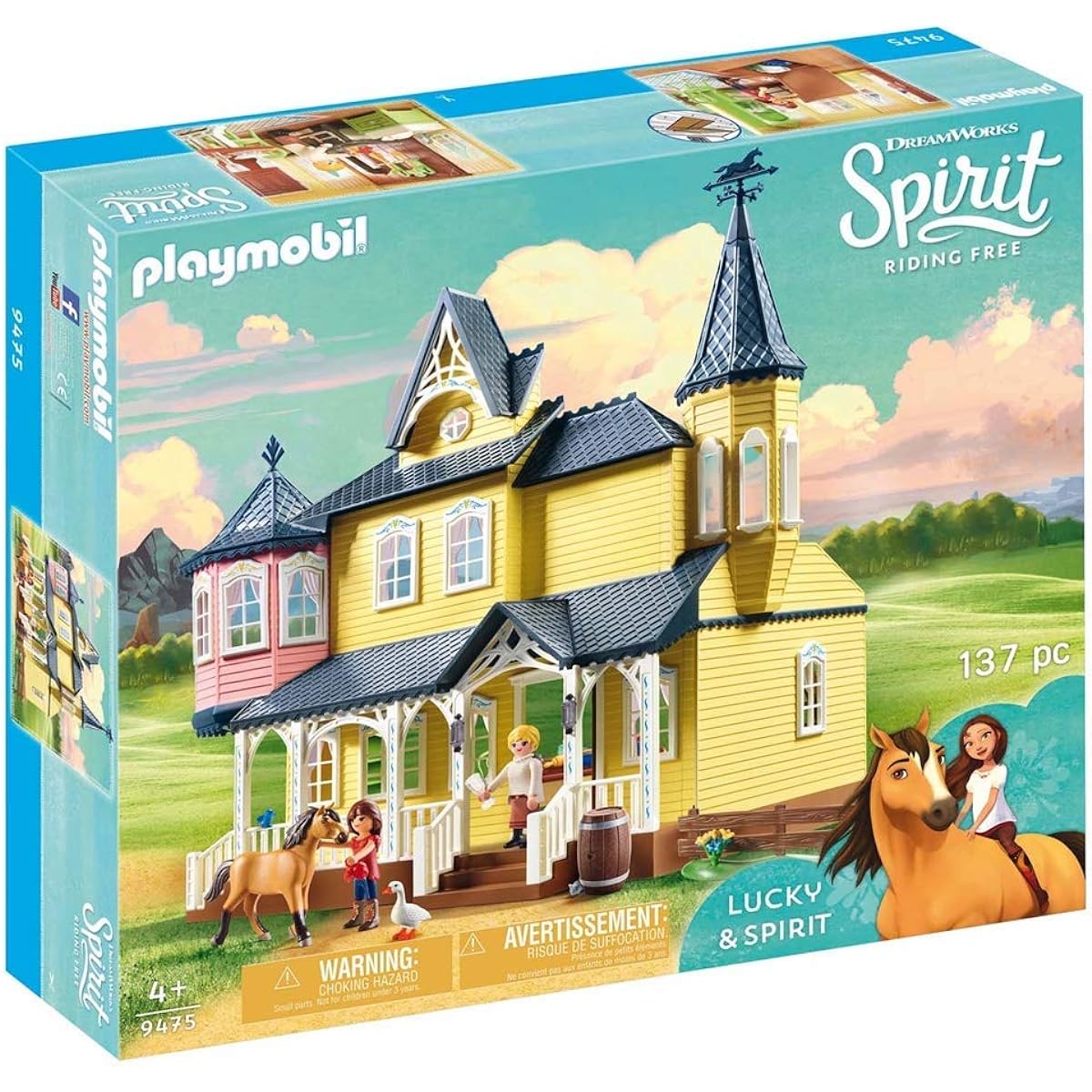 Playmobil Playmobil-9475 Spirit Lucky House Multicolor (9475)