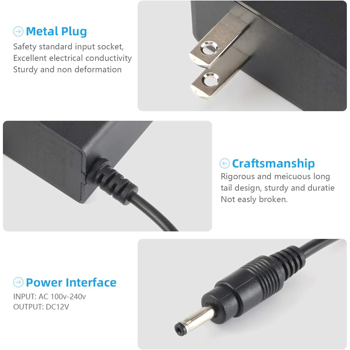 12V AC DC Power Adapter for Motionsense Kitchen Faucet 163712 169031 177565 New Charger Align Motionsense 7185E 7565E 7565EC S72308E 87350E Power Cord