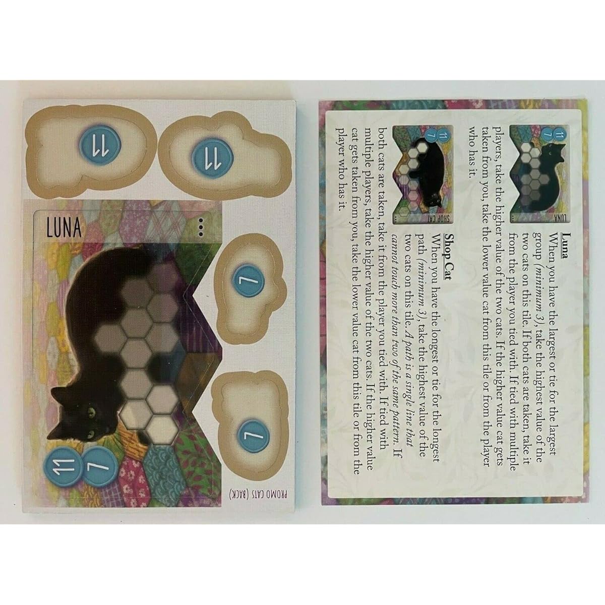 Calico Board Game Kickstarter Exclusive Promo Cat