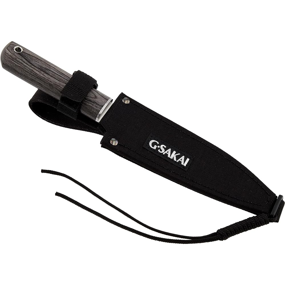 G SAKAI Survival Japanese Knife Fishing Made in Japan Rust-resistant Steel Fish Sashimi Fishing Outdoor Cooking Knife