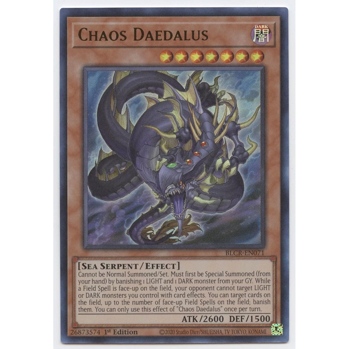 Chaos Daedalus BLCR-EN071 Ultra Rare First Edition