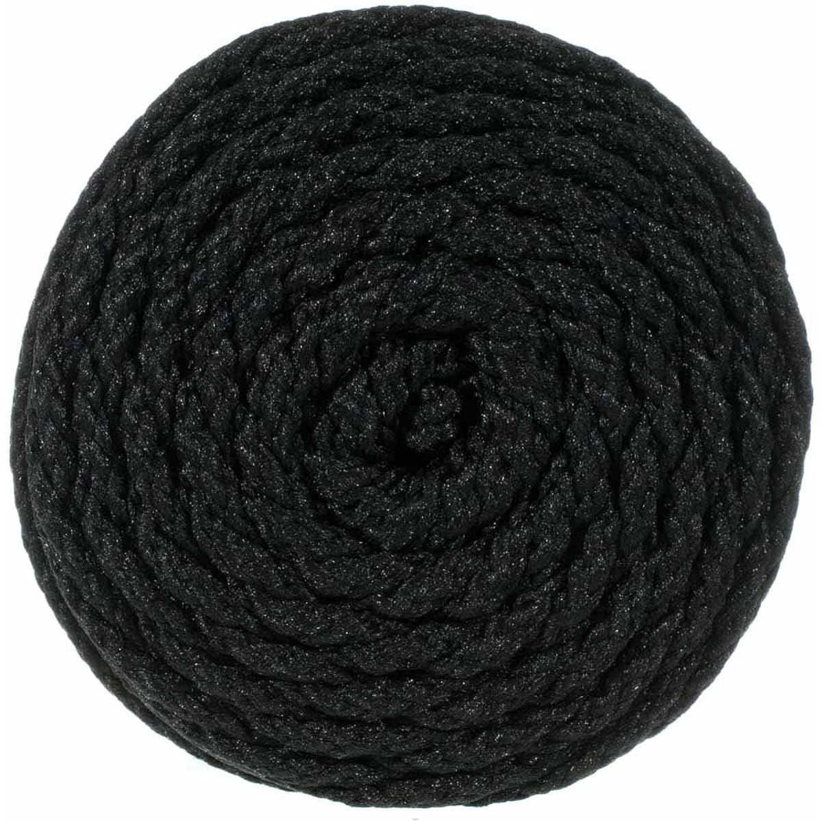 Bonnie 6mm Craft Cord - For Macrame and Other Crafts - 100 Yard Spool Black PRL-BNC6MM-BLK-~CC_RK318