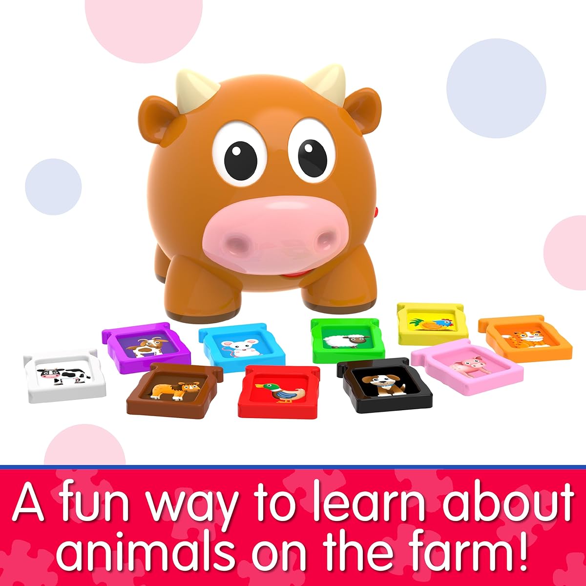 The Learning Journey Learn With Me - Animal Farm Cow English Toy Educational Toy Present