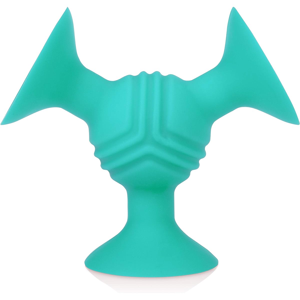 Nuby Silly 3 Prong Interactive Suction Toy with Built-in Rattle - Aqua