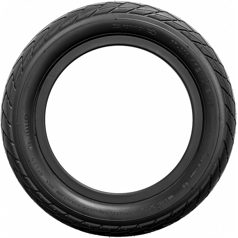 Set of 2, 12 1/2x2 1/4 Tire, 12 1/2x2 1/4 Bicycle Tire + Bicycle Tube American Style Valve 32mm + Bicycle Rim Tape + Tire Lever, Tire 12 1/2x2 1/4,12 1/2 2 1 /4 Electric Scooter Tire, 12 1/2x2 1/4 Children Bicycle Tire, 12 1/2 Inch Wheelchair Tire, C1959