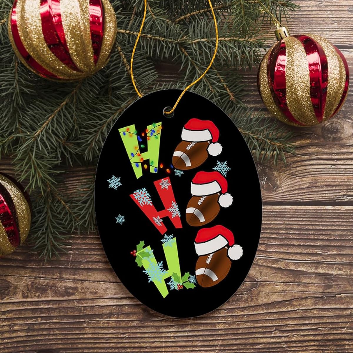 Sports Themed Christmas Ornaments (Football Christmas Ornaments)