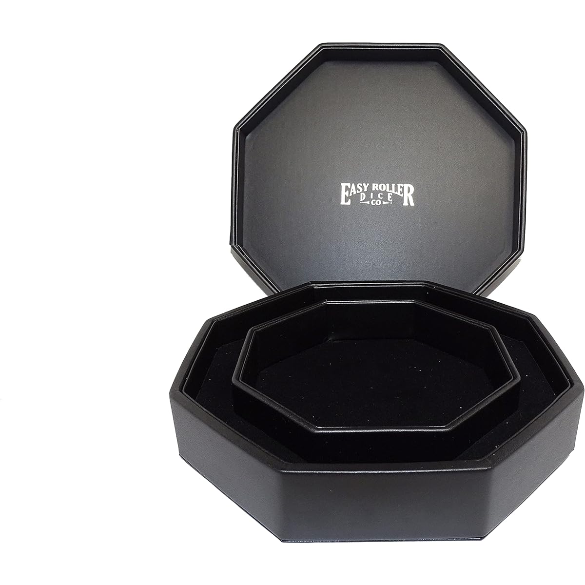 8" Dice Tray with Lid and Dice for Staging Area Tabletop Dice Game (Celtic Knot Dragon)