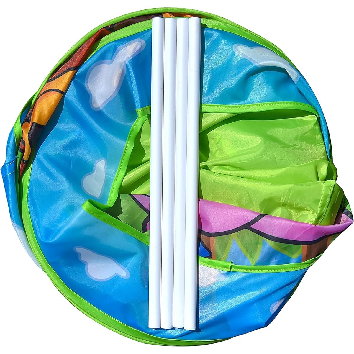 Sunny Days Entertainment Zoo Ball Pit with Balls Pop Up Play Tent Jungle Ball Pit for Toddlers