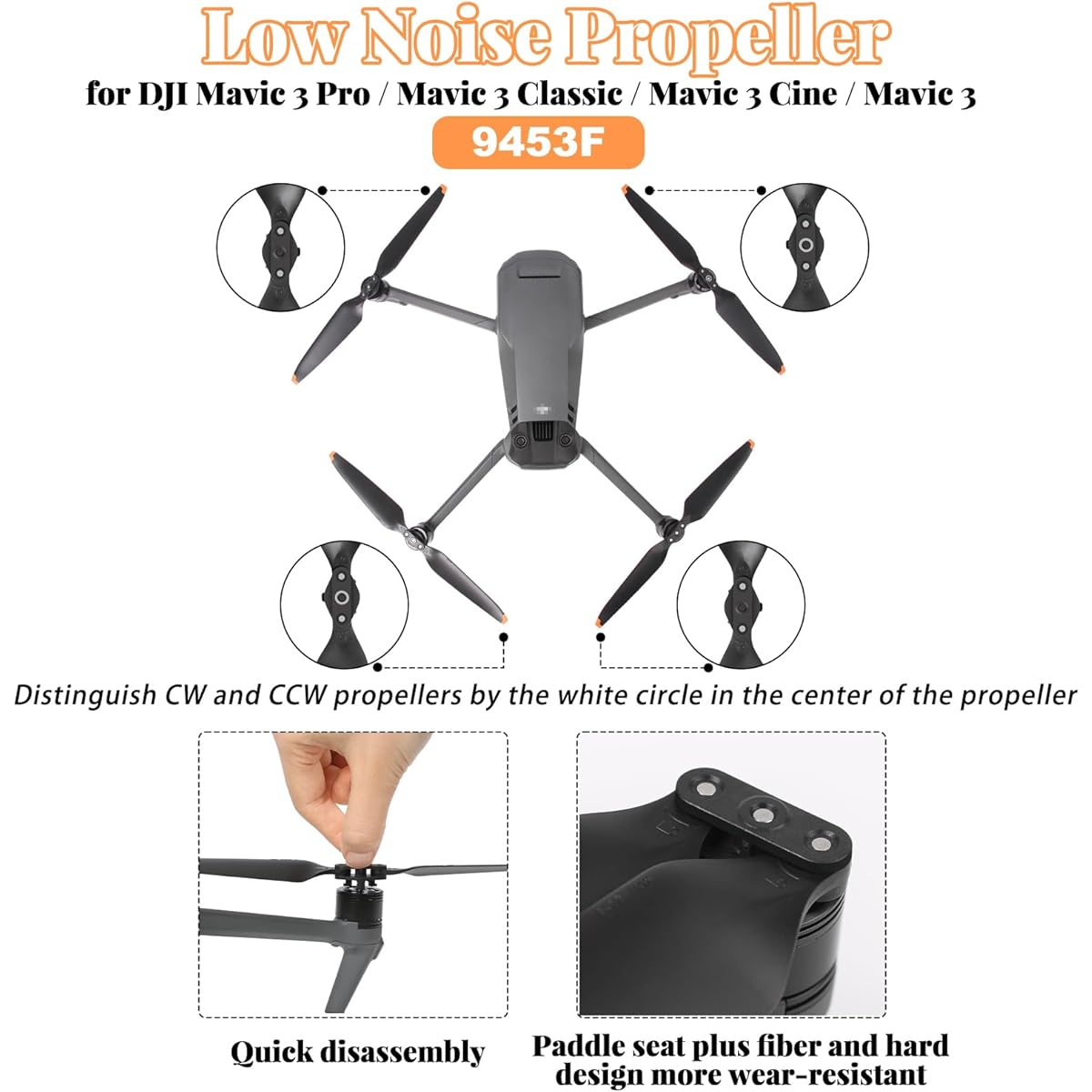 O'woda Propellers for DJI Mavic 3 Pro