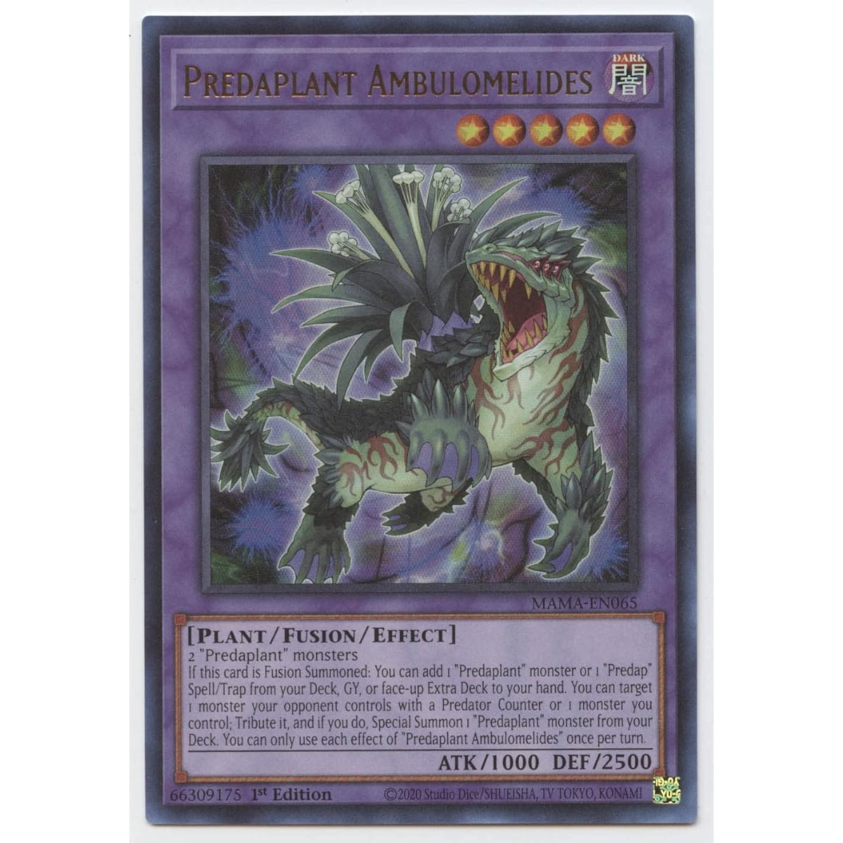 Predaplant Ambulmeride - MAMA-EN065 - Ultra Rare - First Edition