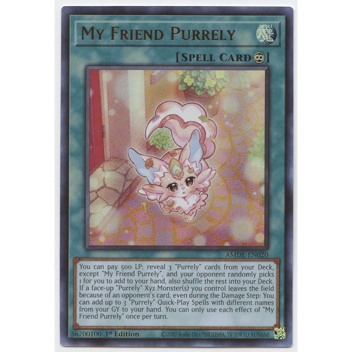 My Friend Purrely - AMDE-EN020 - Ultra Rare - 1st Edition