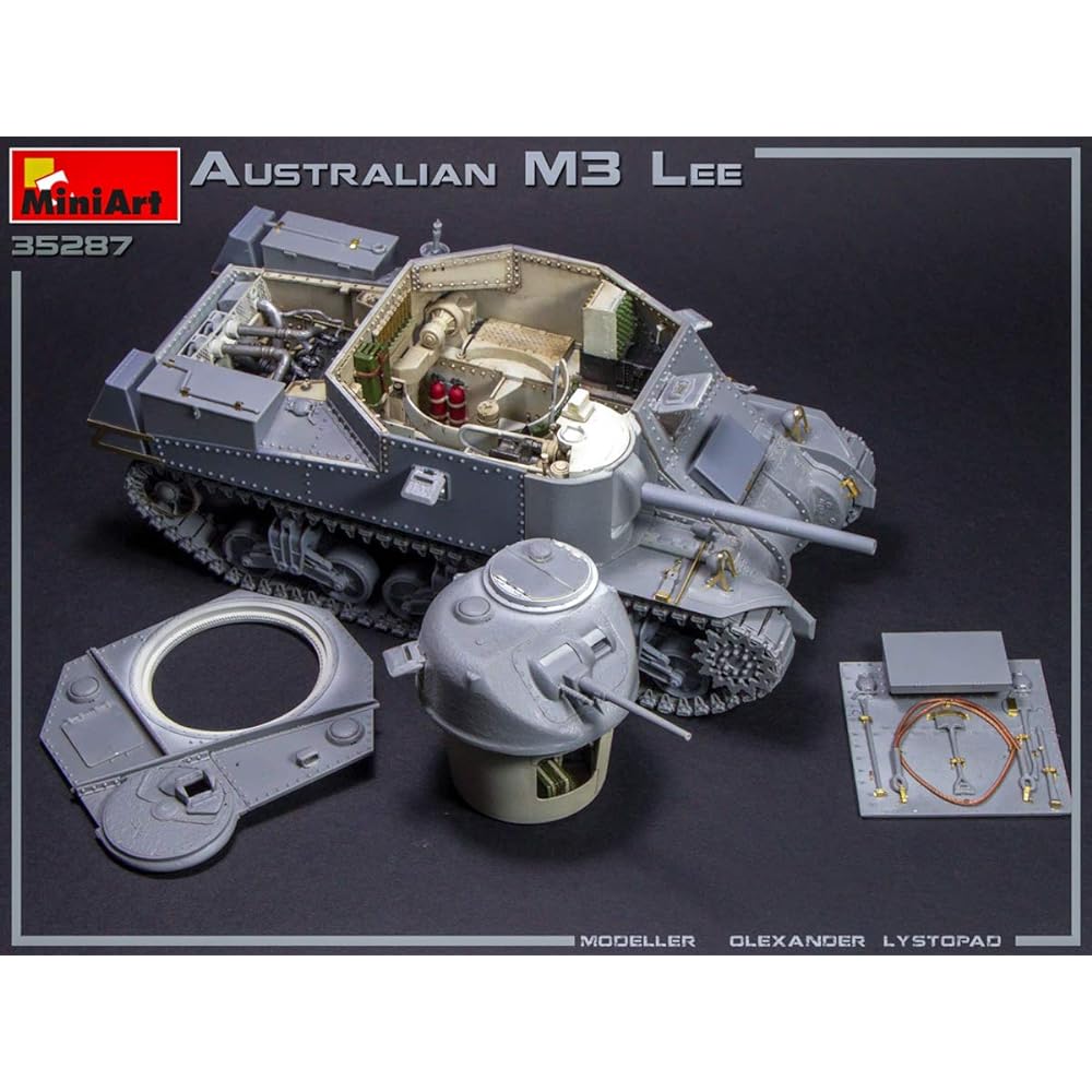 Miniart 1/35 Australian Army M3 LEE Interior Kit Internal Reproduction Plastic Model MA35287