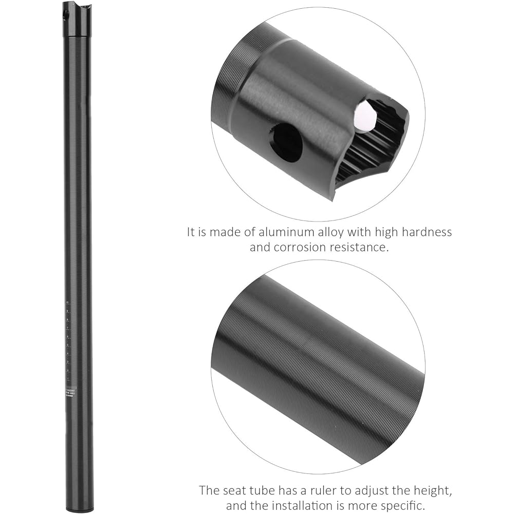 Bicycle Seatpost 33.9mm Hard Aluminum Alloy Mountain Bike Seatpost Tube Adjustable Foldable Road Bike Seatpost