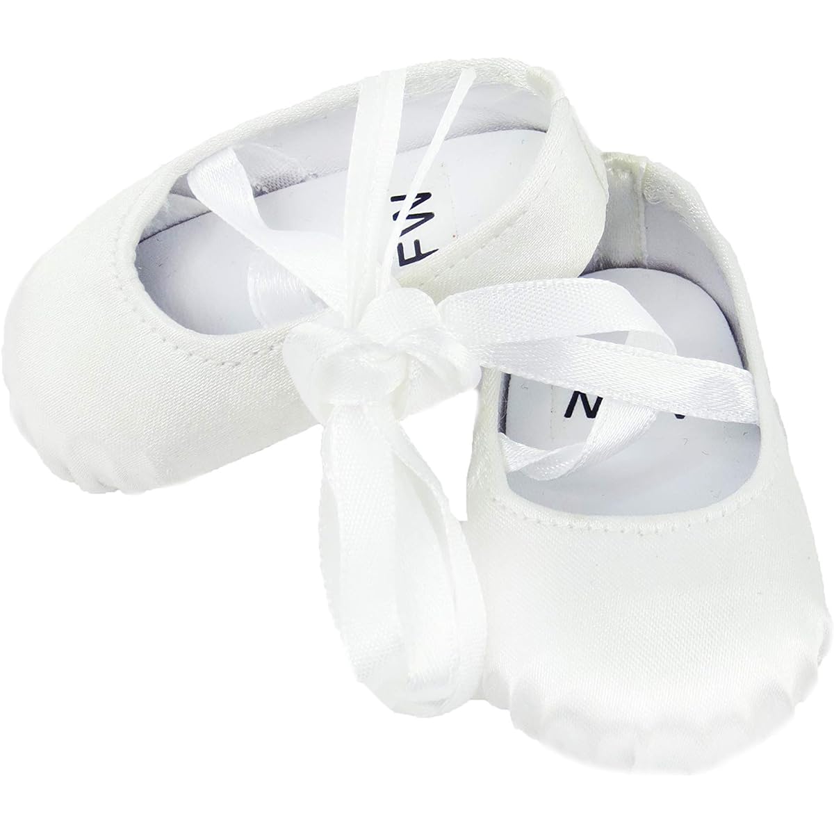 White Ballerina Slippers - Fits 18" American Girl Doll, Gotz Our Generation Madame Alexander and Others.