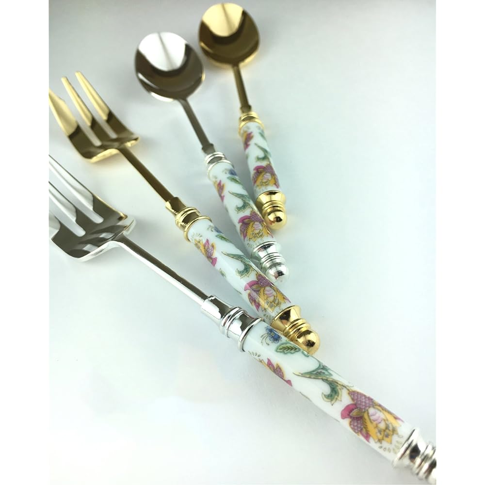 MINTON Haddon Hall (Short Handle) Teaspoon/Cake Fork 10pcs.Set Silver Specification HH004S