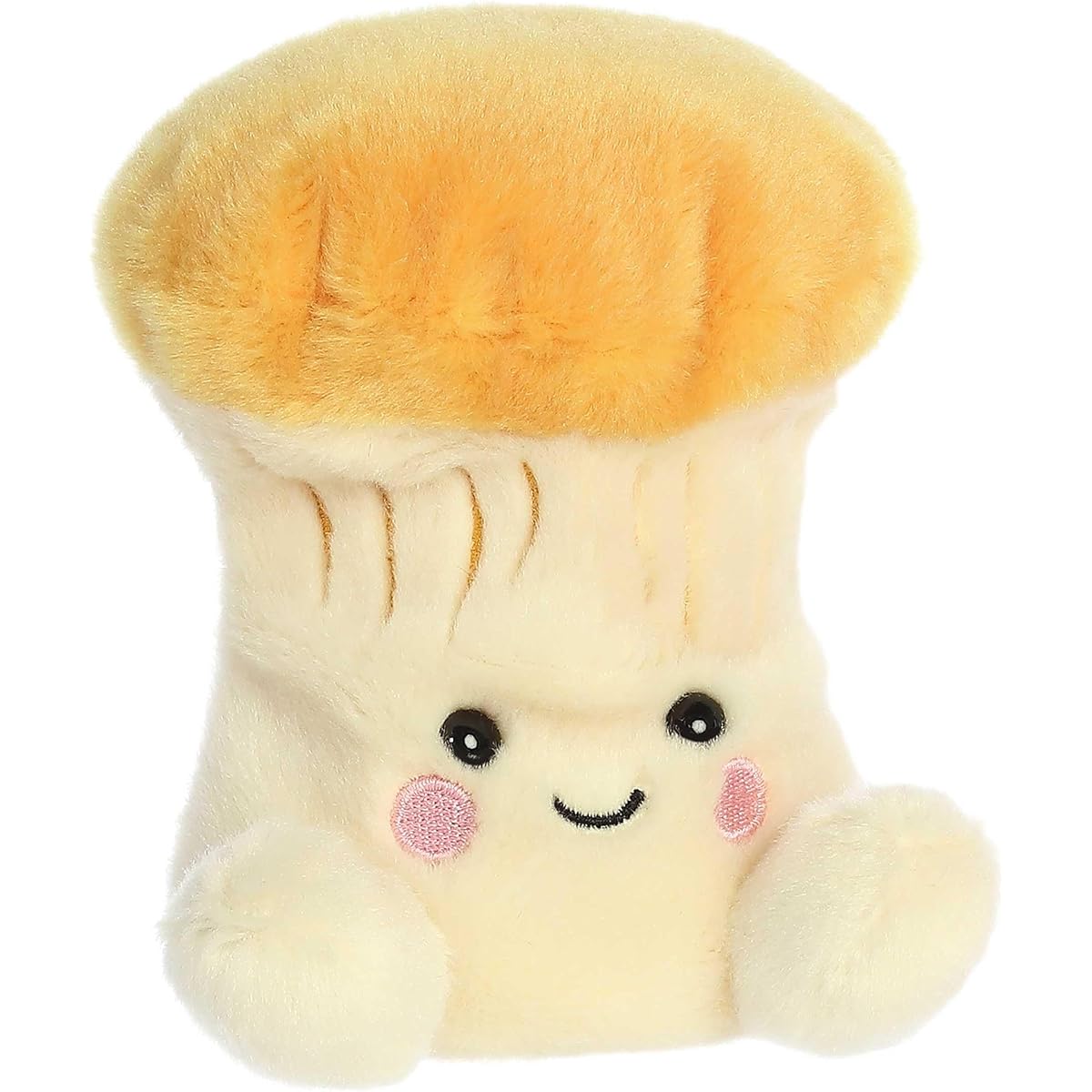 Aurora® Adorable Palm Pals™ Jackie Chanterelle Mushroom™ Plush - Pocket-Sized Play - Collectible Fun - Orange 5"