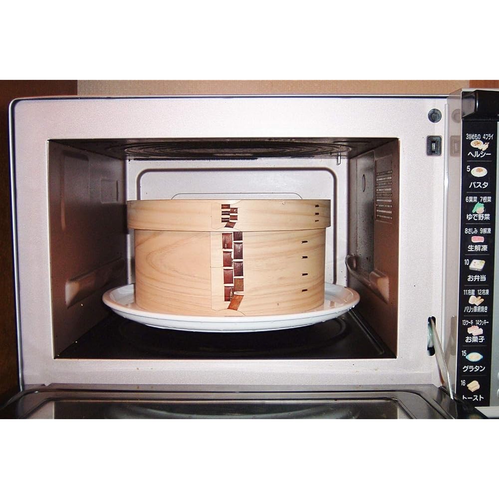 Kiso Crafts Ohitsu Handmade Bending Ring Made in Japan Wooden Hinoki Sawara Sakura 3 Cups Microwave Safe