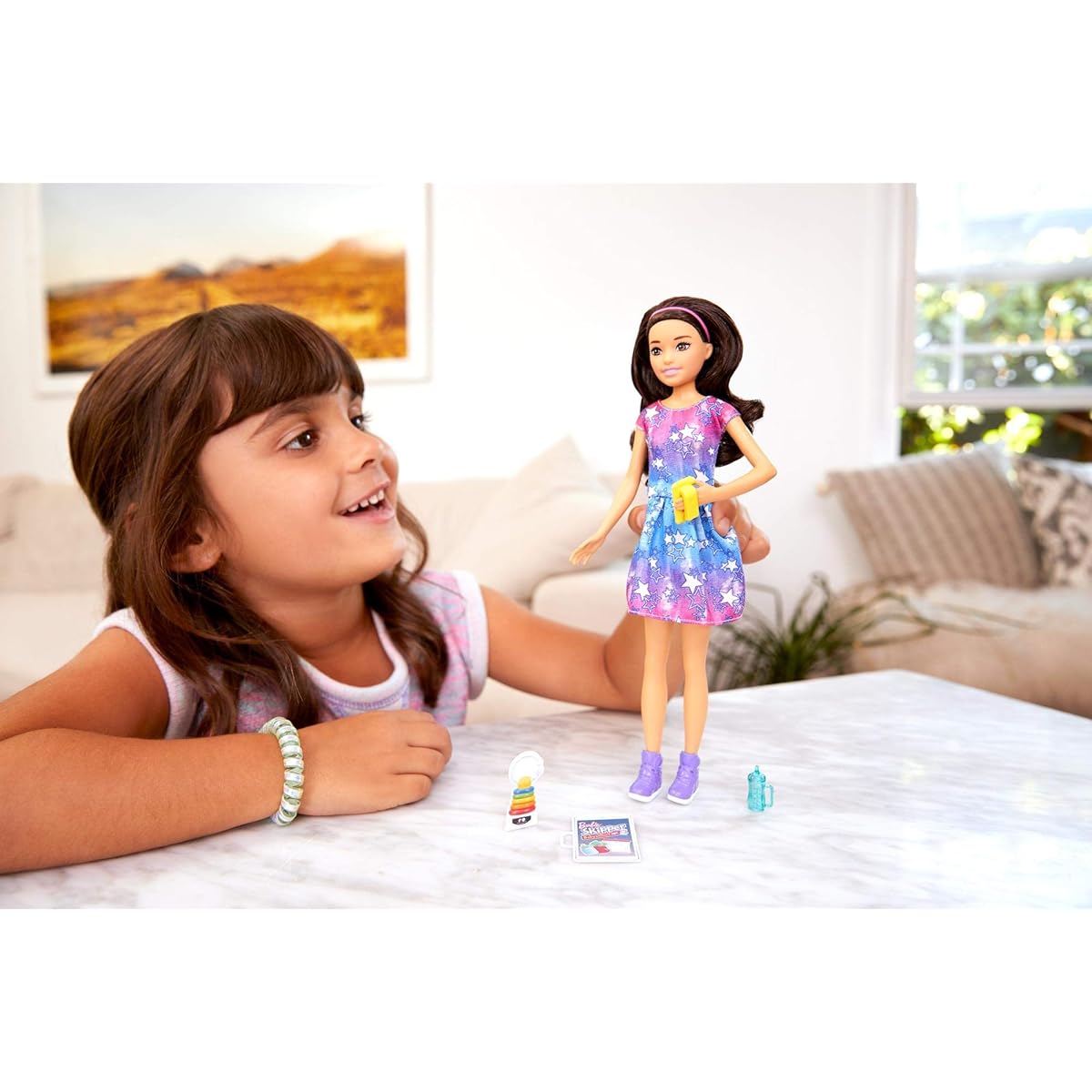 Barbie Skipper Babysitter Doll, Black Hair